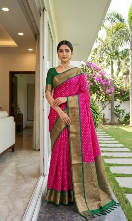 Blushing Beauty Kanjivaram Saree