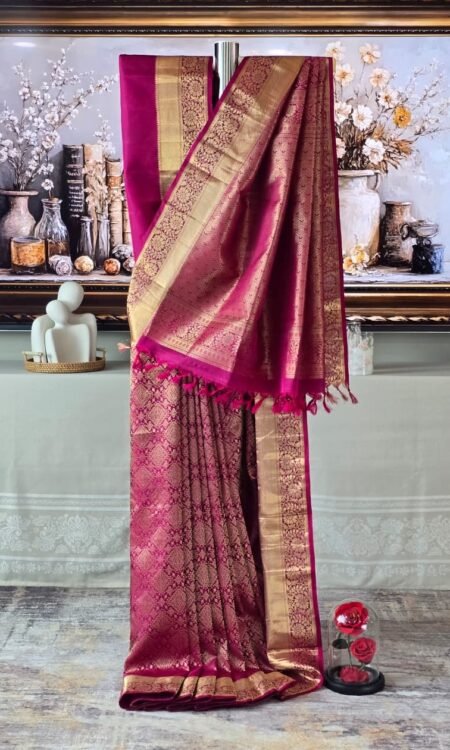 Pink Fantasy: Premium Kanjivaram saree