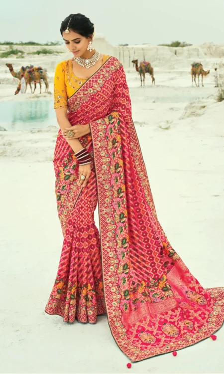 Roaring Red: A trousseau must-have saree