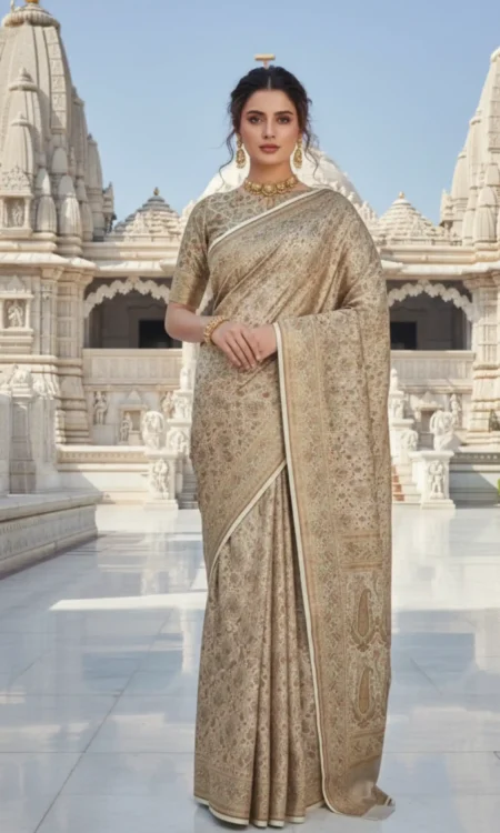 Glam To Go: A delicate and intricate Banarasi saree